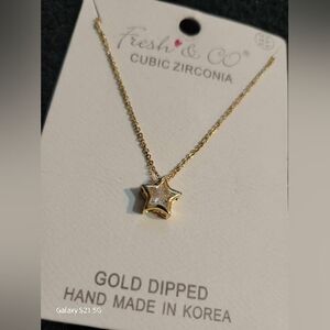 🆕 Gold Dipped Star Dainty Necklace